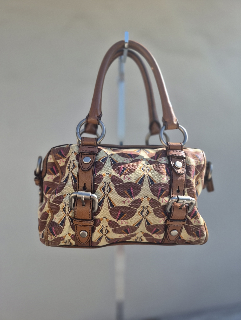 Fossil Maddox Speedy Bird Boho Satchel - Picture 7 of 14